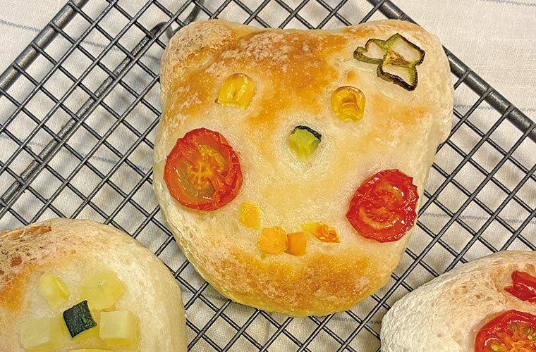 米粉フォカッチャピザづくり